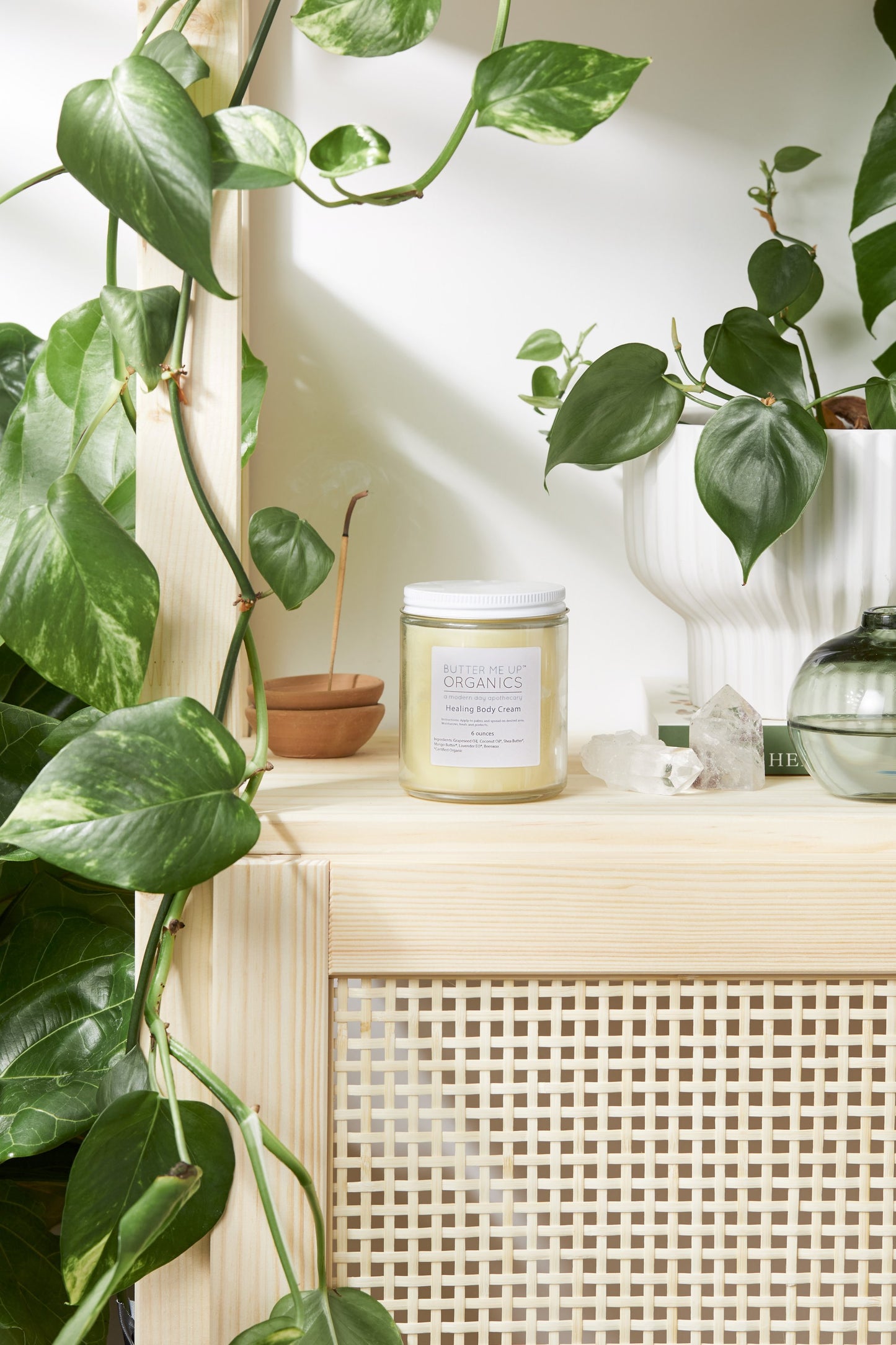 Healing Body Cream / organic body lotion / winter skin / dry skin