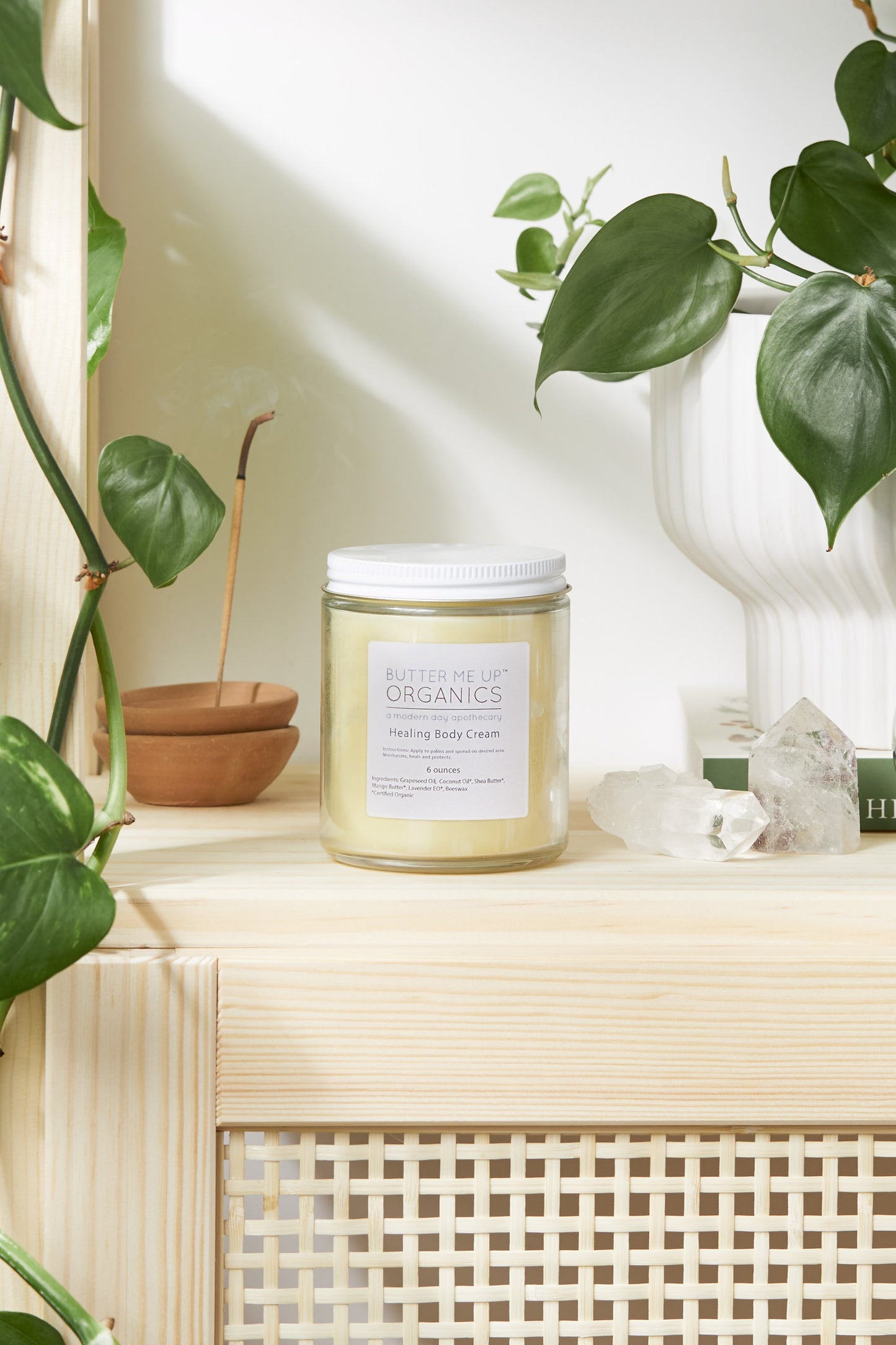 Healing Body Cream / organic body lotion / winter skin / dry skin