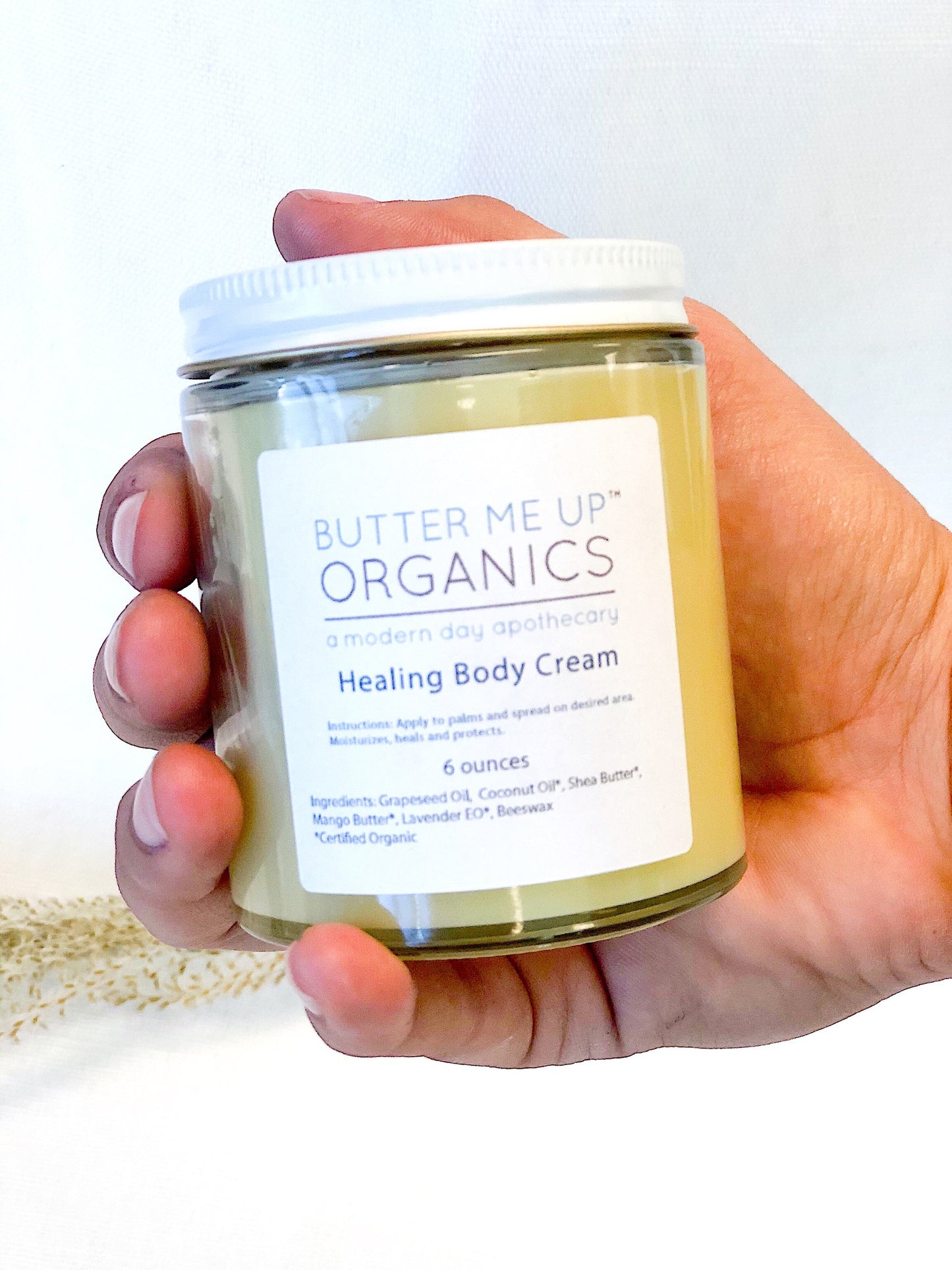 Healing Body Cream / organic body lotion / winter skin / dry skin