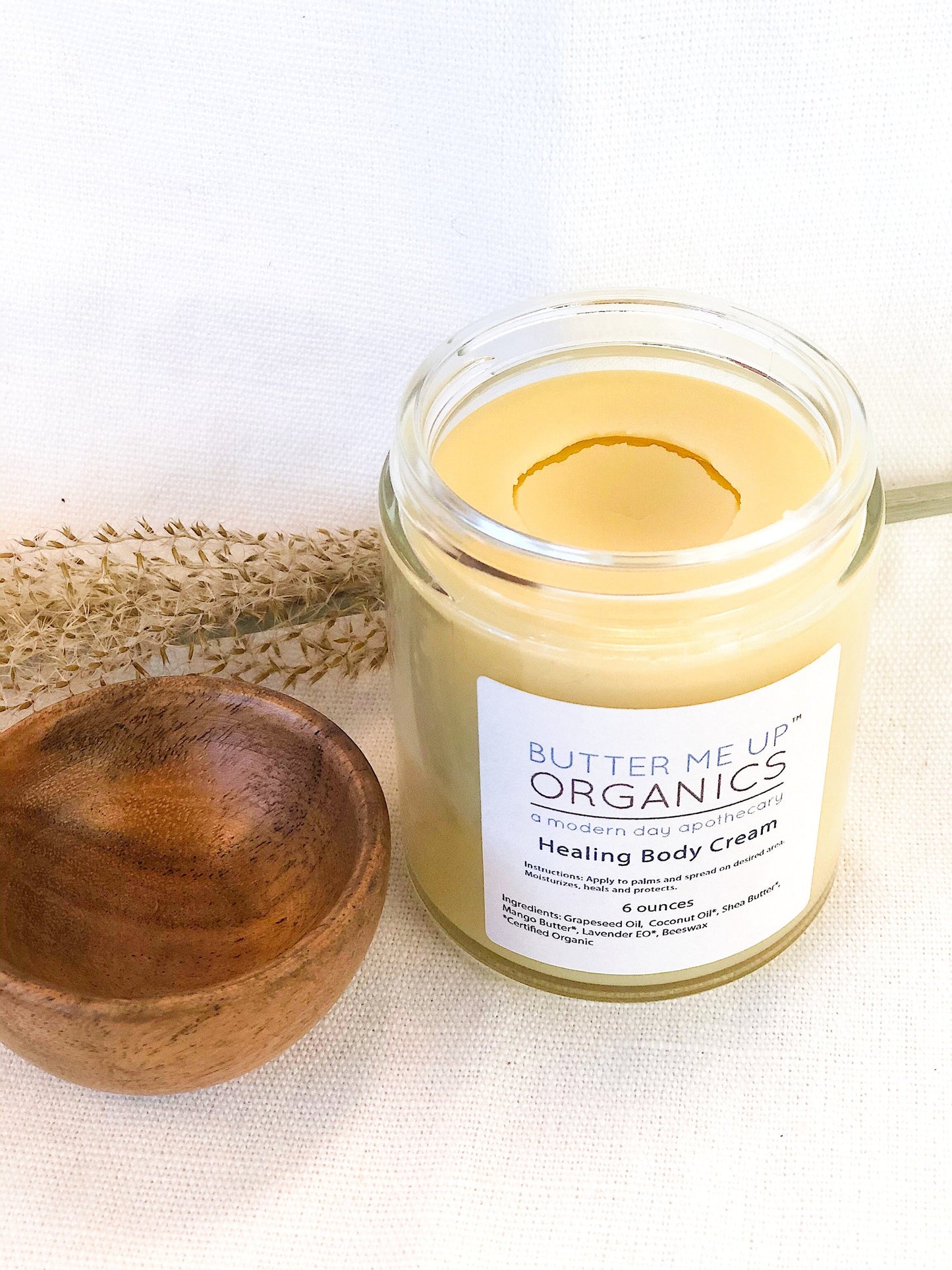 Healing Body Cream / organic body lotion / winter skin / dry skin