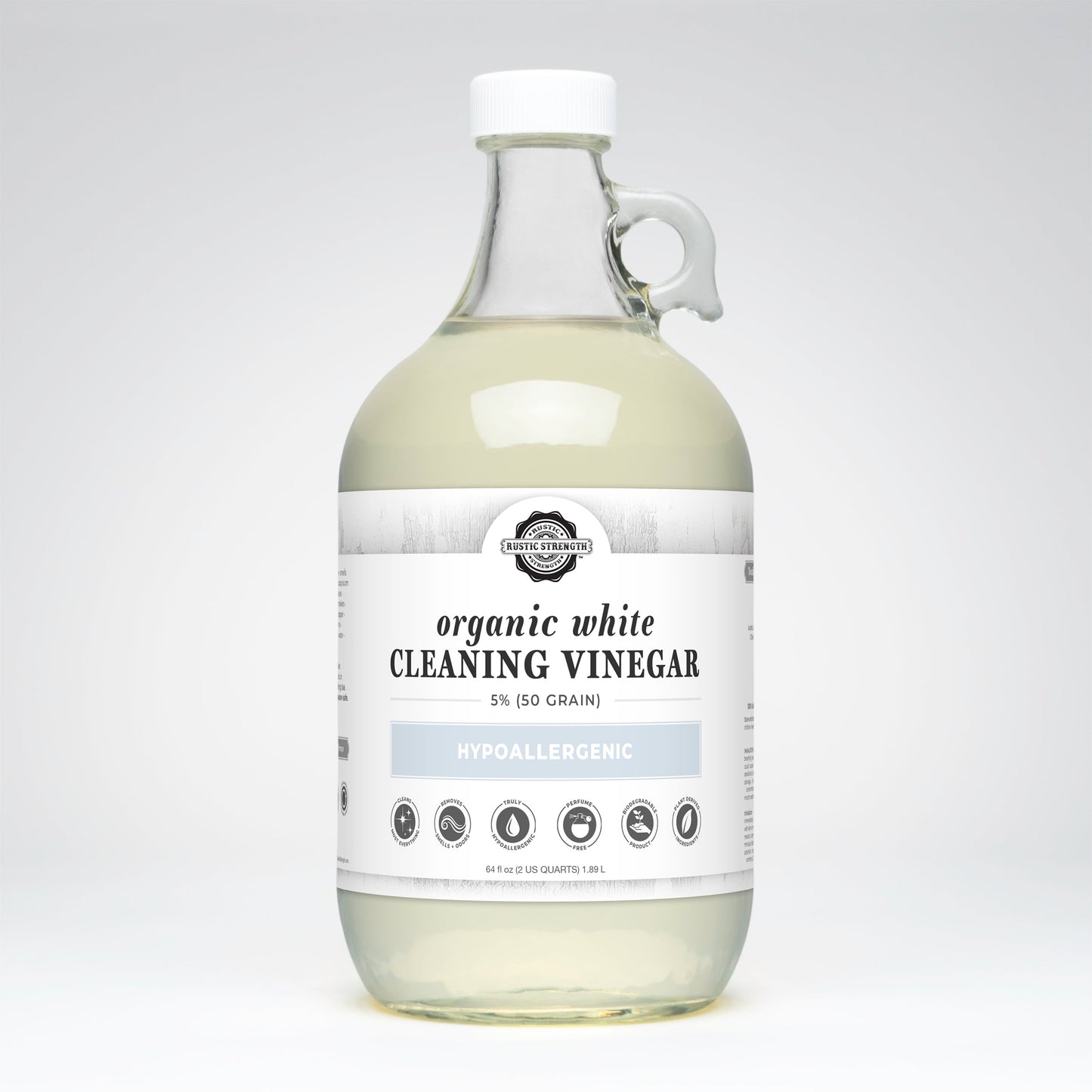Organic White Cleaning Vinegar | 5% (50 grain)