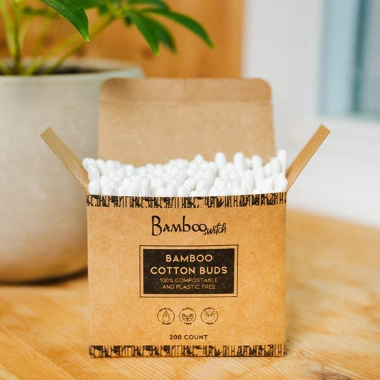 Bamboo Cotton Ear Buds | 200 ct
